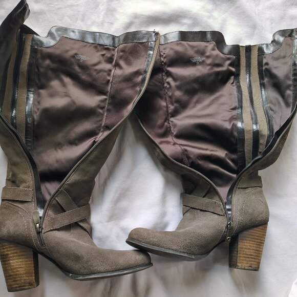 Guess Brown Suede Knee-High Boots – Size 9.5 - Picture 6 of 8